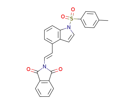 1H-Indole,
4-[2-(1,3-dihydro-1,3-dioxo-2H-isoindol-2-yl)ethenyl]-1-[(4-methylphenyl
)sulfonyl]-