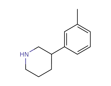 3-(3-methylphenyl)piperidine(SALTDATA: HCl)