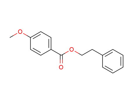 Molecular Structure of 7465-97-6 (2-phenylethyl 4-methoxybenzoate)