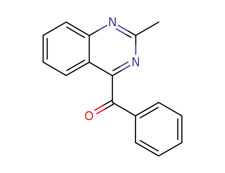 Molecular Structure of 101290-94-2 (Methanone, (2-methyl-4-quinazolinyl)phenyl-)