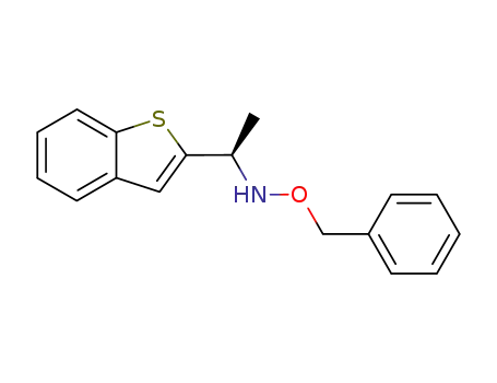 (R)-(+)-N-[1-(benzo[b]thiophen-2-yl)ethyl]-O-benzylhydroxylamine