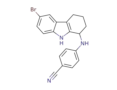 Benzonitrile, 4-[(6-bromo-2,3,4,9-tetrahydro-1H-carbazol-1-yl)amino]-