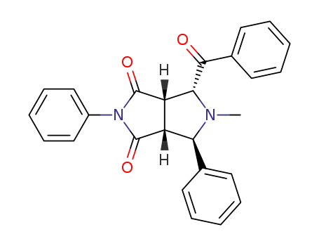 (3aS,4R,6R,6aR)-4-Benzoyl-5-methyl-2,6-diphenyl-tetrahydro-pyrrolo[3,4-c]pyrrole-1,3-dione