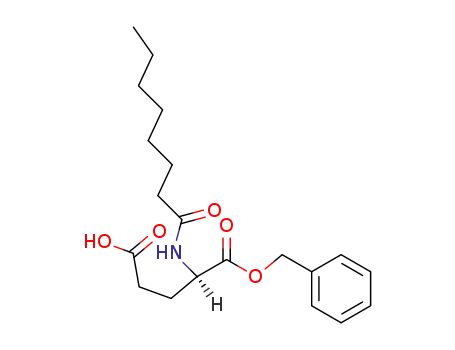 D-Glutamic acid, N-(1-oxooctyl)-, 1-(phenylmethyl) ester