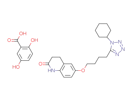 cilostazol gentisic acid