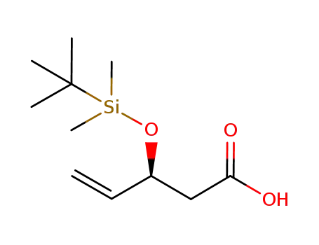 (3S)-3-{[1-(tert-butyl)-1,1-dimethylsilyl]oxy}-4-pentenoicacid