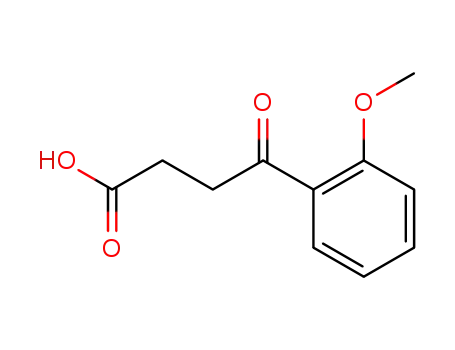 Molecular Structure of 103987-16-2 (4-(2-METHOXYPHENYL)-4-OXOBUTYRIC ACID)