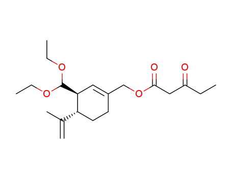 ((3S,4S)-3-(diethoxymethyl)-4-(prop-1-en-2-yl)cyclohex-1-en-1-yl)methyl 3-oxopentanoate