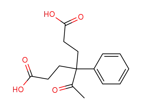 3-acetyl-3-phenyl-1,5-pentanedicarboxylic acid