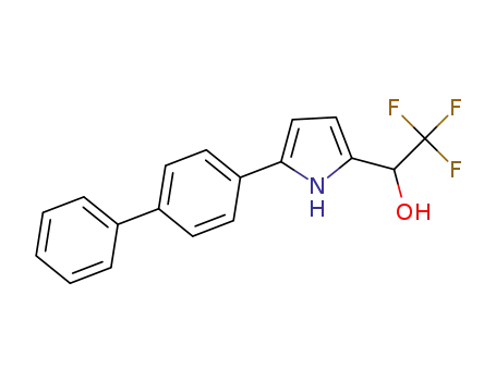 Molecular Structure of 1447004-26-3 (1-(5-[1,1-biphenyl]-4-yl-1H-pyrrol-2-yl)-2,2,2-trifluoro-1-ethanol)