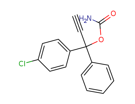 Benzenemethanol,4-chloro-a-ethynyl-a-phenyl-, 1-carbamate
