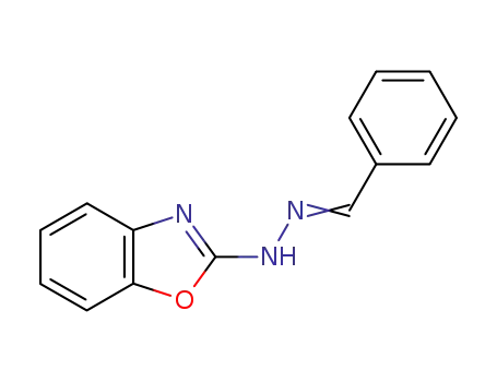 benzaldehyde benzooxazol-2-yl-hydrazone