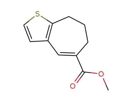 Molecular Structure of 1435459-26-9 (methyl 7,8-dihydro-6H-[7]annuleno[b]thiophene-5-carboxylate)