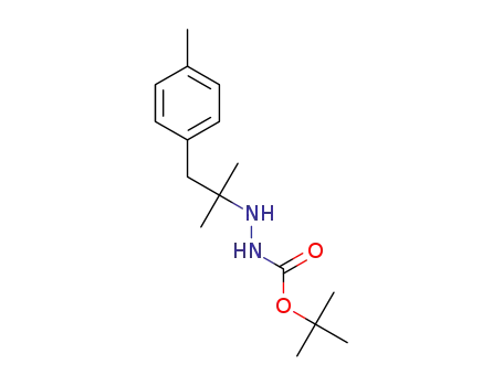 t-butyl 2-(2-methyl-1-p-tolylpropan-2-yl)hydrazinecarboxylate