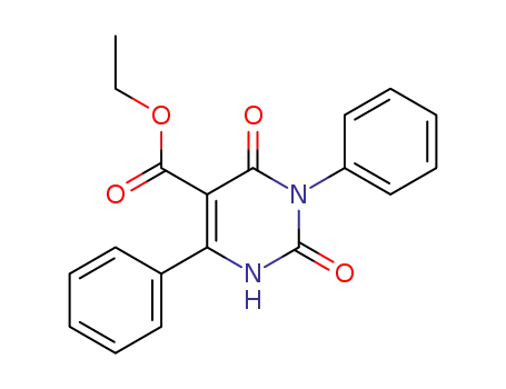 2,4-rioxo-3,6-diphenyl-1,2,3,4-tetrahydro-pyrimidine-5-carboxylic acid ethyl ester