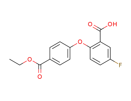2-(4-Ethoxycarbonyl-phenoxy)-5-fluoro-benzoic acid