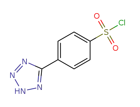 4-(2H-테트라졸-5-일)벤젠설포닐 클로라이드