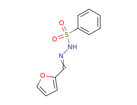 Molecular Structure of 60637-16-3 (furfural benzenesulfonylhydrazone)