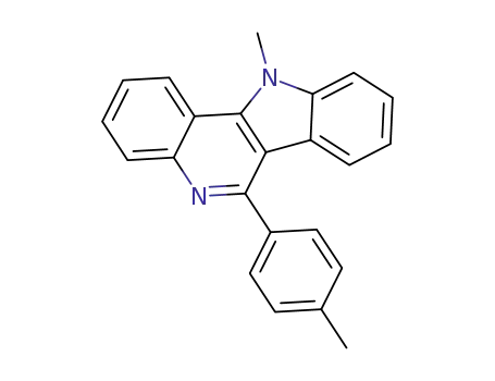 Molecular Structure of 1600501-10-7 (11-methyl-6-(p-tolyl)-11H-indolo[3,2-c]quinoline)