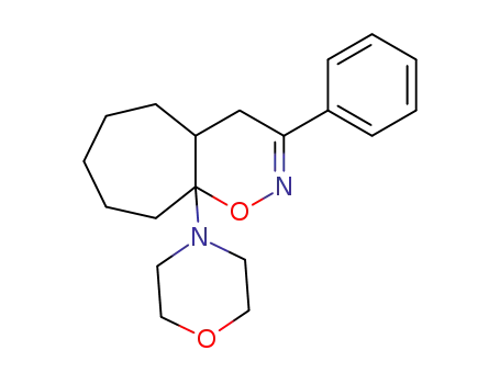 9a-morpholin-4-yl-3-phenyl-4,4a,5,6,7,8,9,9a-octahydro-cyclohepta[<i>e</i>][1,2]oxazine