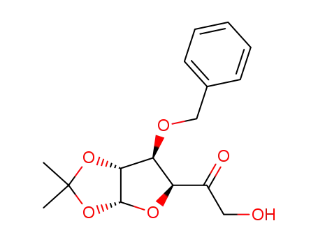 Molecular Structure of 17231-20-8 (3-O-benzyl-1,2-O-isopropylidene-α-D-xylo-hexofuranos-5-ulose)