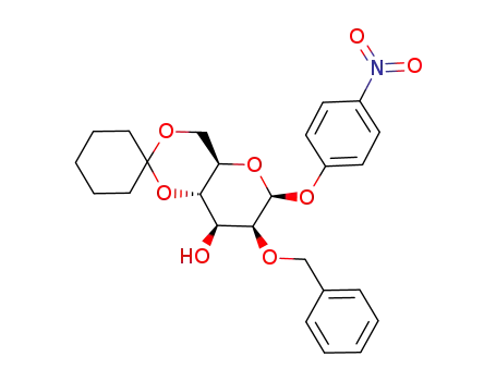 p-nitrophenyl 2-O-benzyl-4,6-O-cyclohexylidene-β-D-mannopyranoside