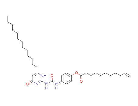 4-(3-(4-oxo-6-tridecyl-1,4-dihydropyrimidin-2-yl)ureido)phenylundec-10-enoate