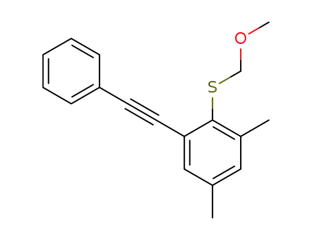 2,4-dimethyl-6-(phenylethynyl)phenyl methoxymethyl sulfide