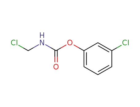 Molecular Structure of 64433-05-2 (Carbamic acid, (chloromethyl)-, 3-chlorophenyl ester)