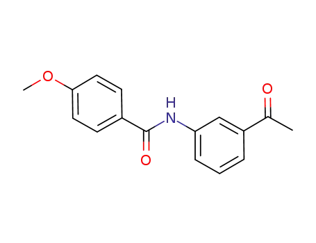 Molecular Structure of 316150-74-0 (N-(3-acetylphenyl)-4-methoxybenzamide)