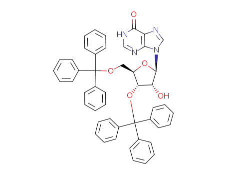 Molecular Structure of 137965-02-7 (3′,5′-di-O-tritylinosine)