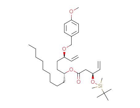 (S)-((3R,6R)-3-(4-methoxybenzyloxy)pentadec-1-en-6-yl) 3-(tertbutyldimethylsilyloxy)pent-4-enoate