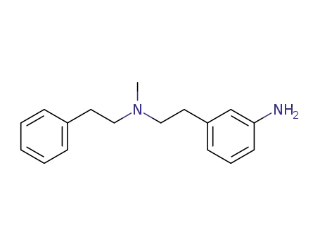 Molecular Structure of 52059-44-6 (3-Amino-N-methyl-N-(2-phenylethyl)benzeneethanamine)