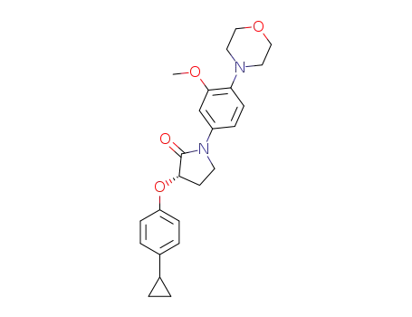 3-(4-cyclopropylphenoxy)-1-(3-methoxy-4-morpholinophenyl)pyrrolidin-2-one