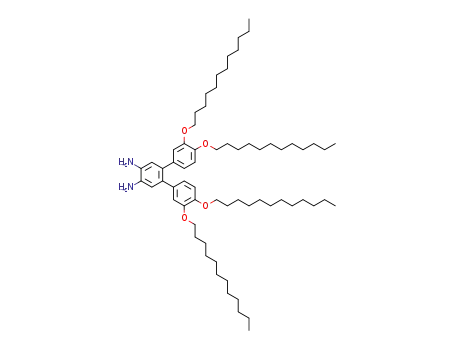 3,4,3”,4”-tetrakis(dodecyloxy)-3’,4’-diamino-1,1’,2’,1”-terphenyl