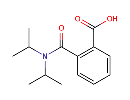 Molecular Structure of 20320-39-2 (2-(Diisopropylcarbamoyl)benzoic acid)