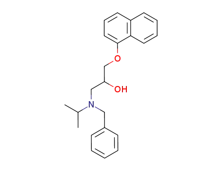 (+/-)-benzylisopropyl<2-hydroxy-3-(1-naphthyloxy)propyl>amine
