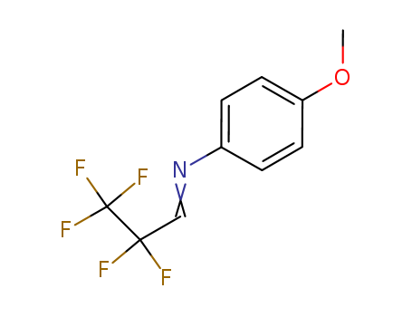 Benzenamine, 4-methoxy-N-(2,2,3,3,3-pentafluoropropylidene)-