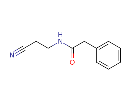 Benzeneacetamide, N-(2-cyanoethyl)-