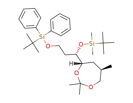 (S)-2,2,3,3,10,10-hexamethyl-9,9-diphenyl-5-[(4S,6R)-2,2,6-trimethyl-1,3-dioxepan-4-yl]-4,8-dioxa-3,9-disilaundecane