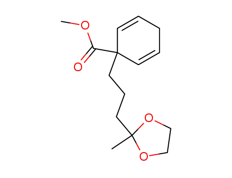 1-[3-(2-Methyl-[1,3]dioxolan-2-yl)-propyl]-cyclohexa-2,5-dienecarboxylic acid methyl ester