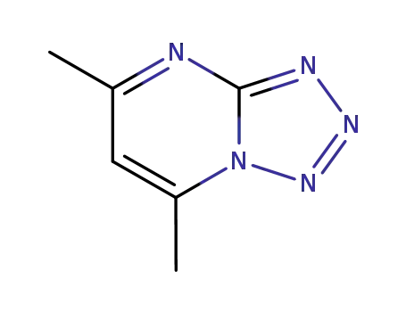 Molecular Structure of 3210-44-4 (5,7-dimethyltetrazolo[1,5-a]pyrimidine)