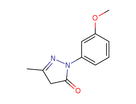 3H-Pyrazol-3-one, 2,4-dihydro-2-(3-methoxyphenyl)-5-methyl-