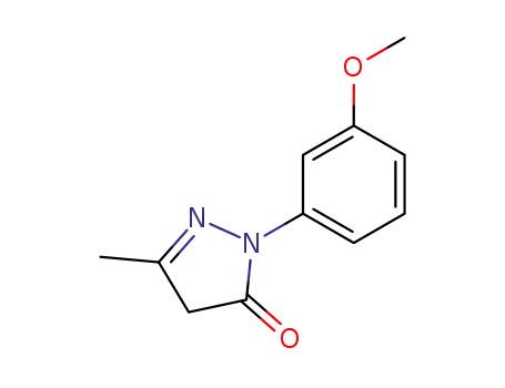 3H-Pyrazol-3-one, 2,4-dihydro-2-(3-methoxyphenyl)-5-methyl-