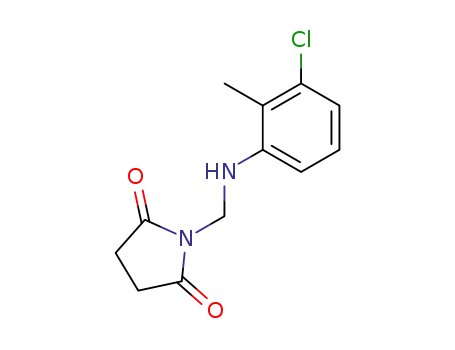 N-(2-메틸-3-클로로아닐리노메틸)석신이미드
