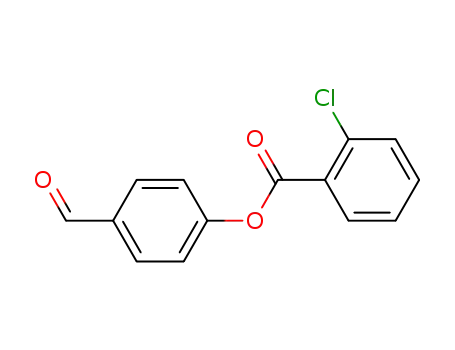 Molecular Structure of 321726-55-0 (4-FORMYLPHENYL 2-CHLOROBENZOATE)