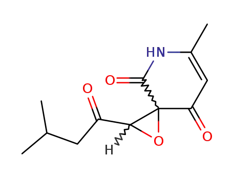 Molecular Structure of 72597-14-9 ((+/-)-flavipucine)