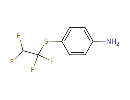 Molecular Structure of 713-63-3 (4-[(1,1,2,2-tetrafluoroethyl)sulfanyl]aniline)