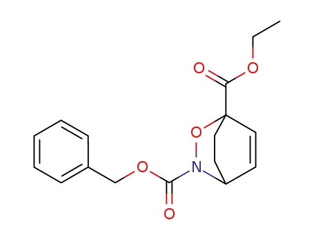 2-Oxa-3-azabicyclo[2.2.2]oct-5-ene-1,3-dicarboxylic acid, 1-ethyl
3-(phenylmethyl) ester