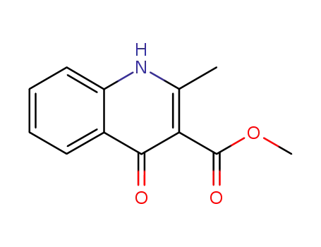 Molecular Structure of 132638-24-5 (3-Quinolinecarboxylic acid, 1,4-dihydro-2-methyl-4-oxo-, methyl ester)
